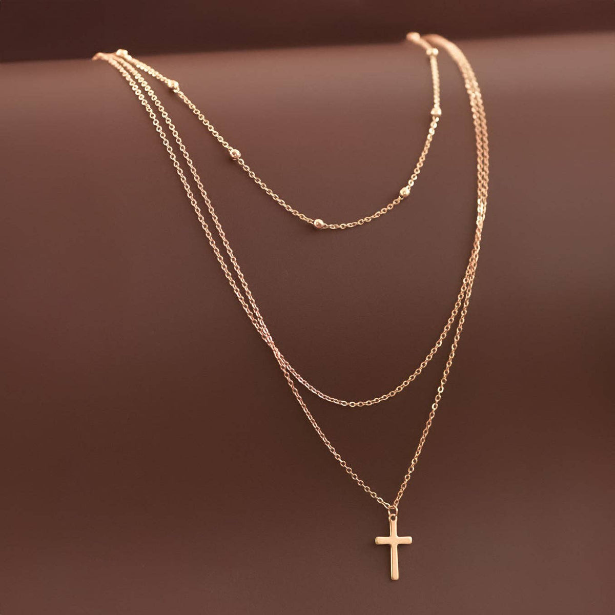 18K Gold Plated Waterproof Stainless Steel Chain Necklace
