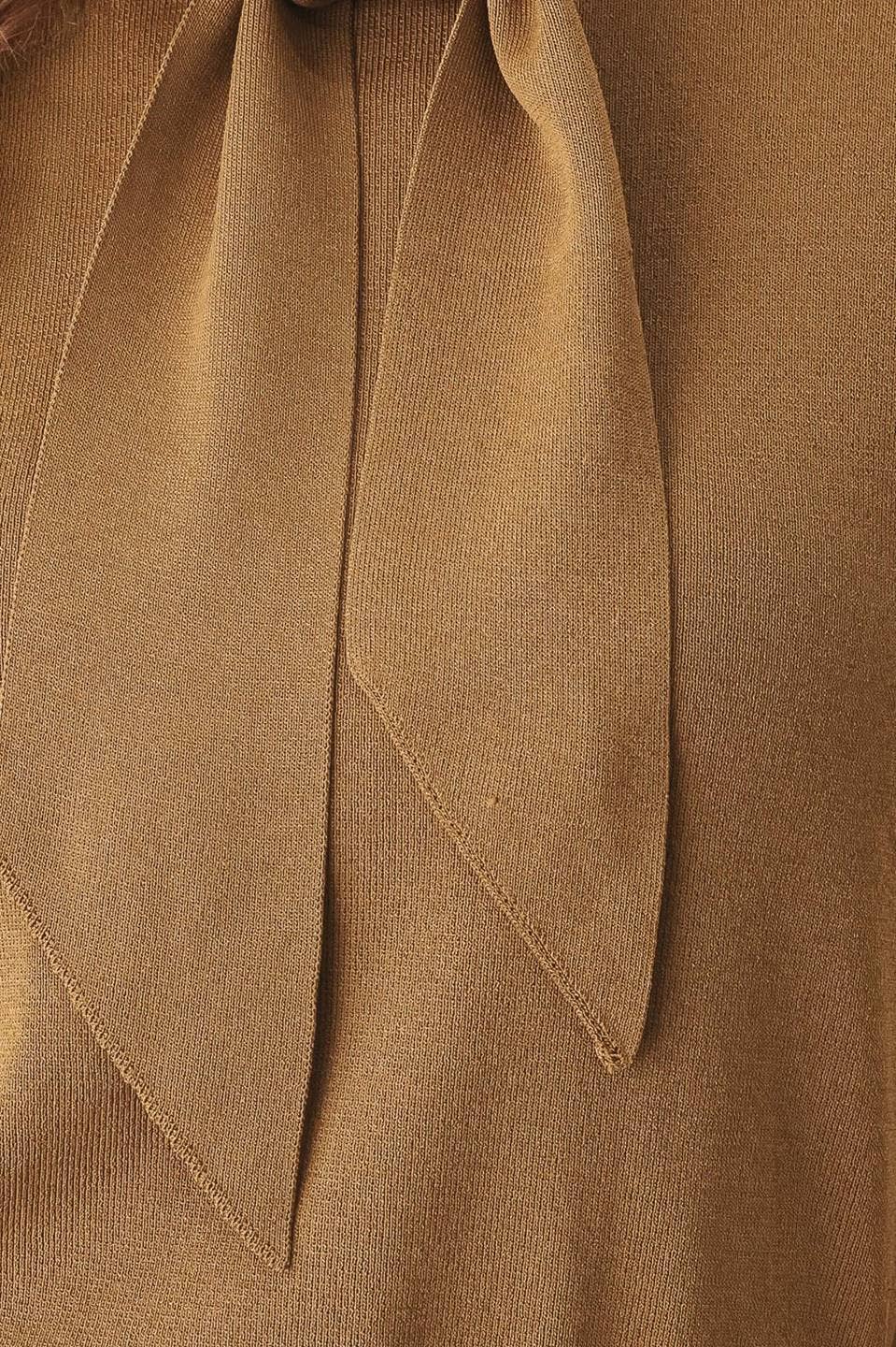 A solid sweater knit top - FSW1545 CAMEL: CAMEL / Contemporary