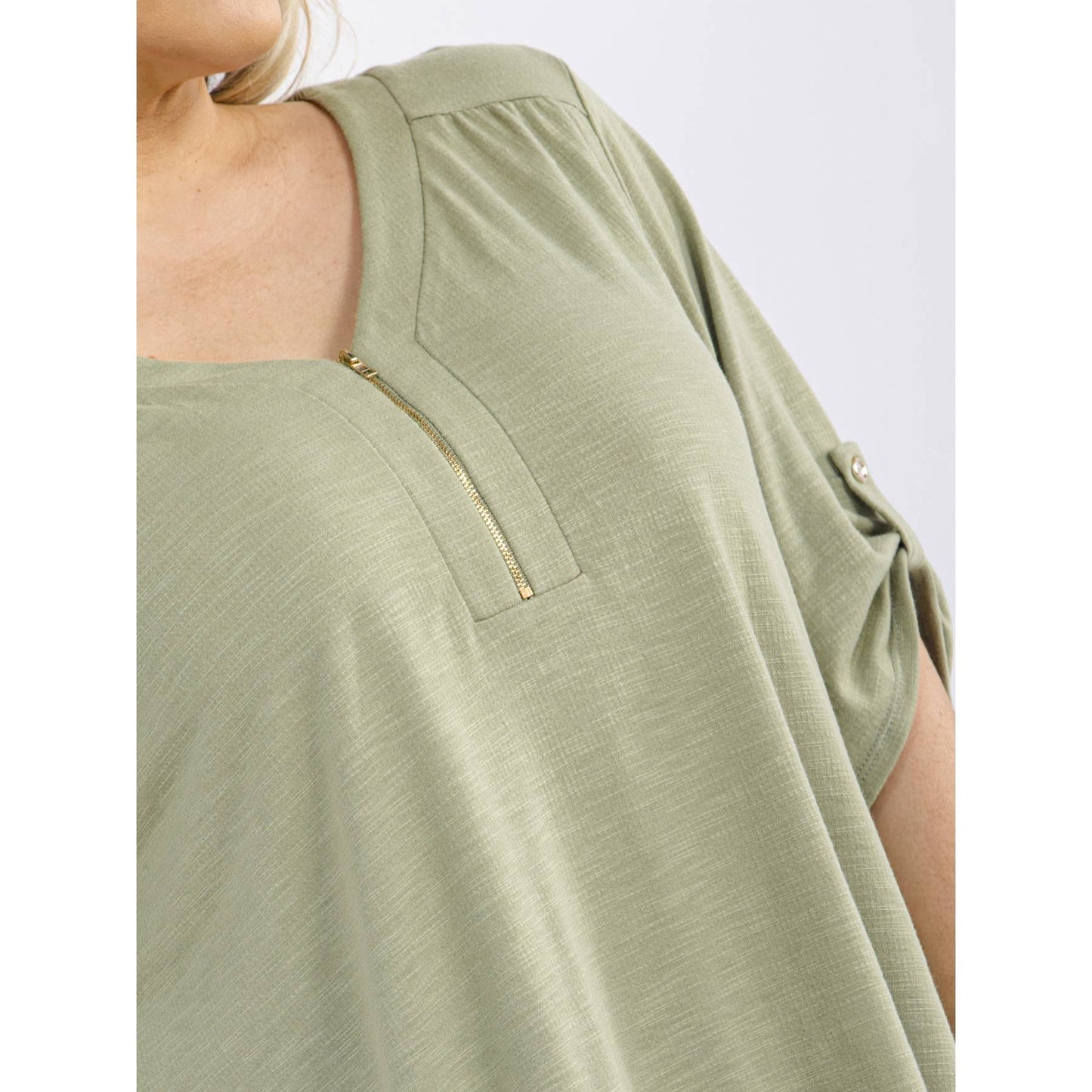 PLUS LIGHT WEIGHT SHIRT: Summer Olive