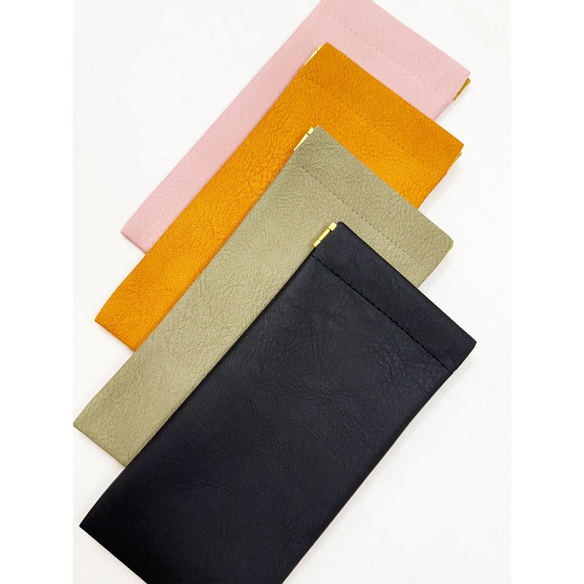 Soft PU Leather Eyewear Case: MIX COLOR / ONE(12)