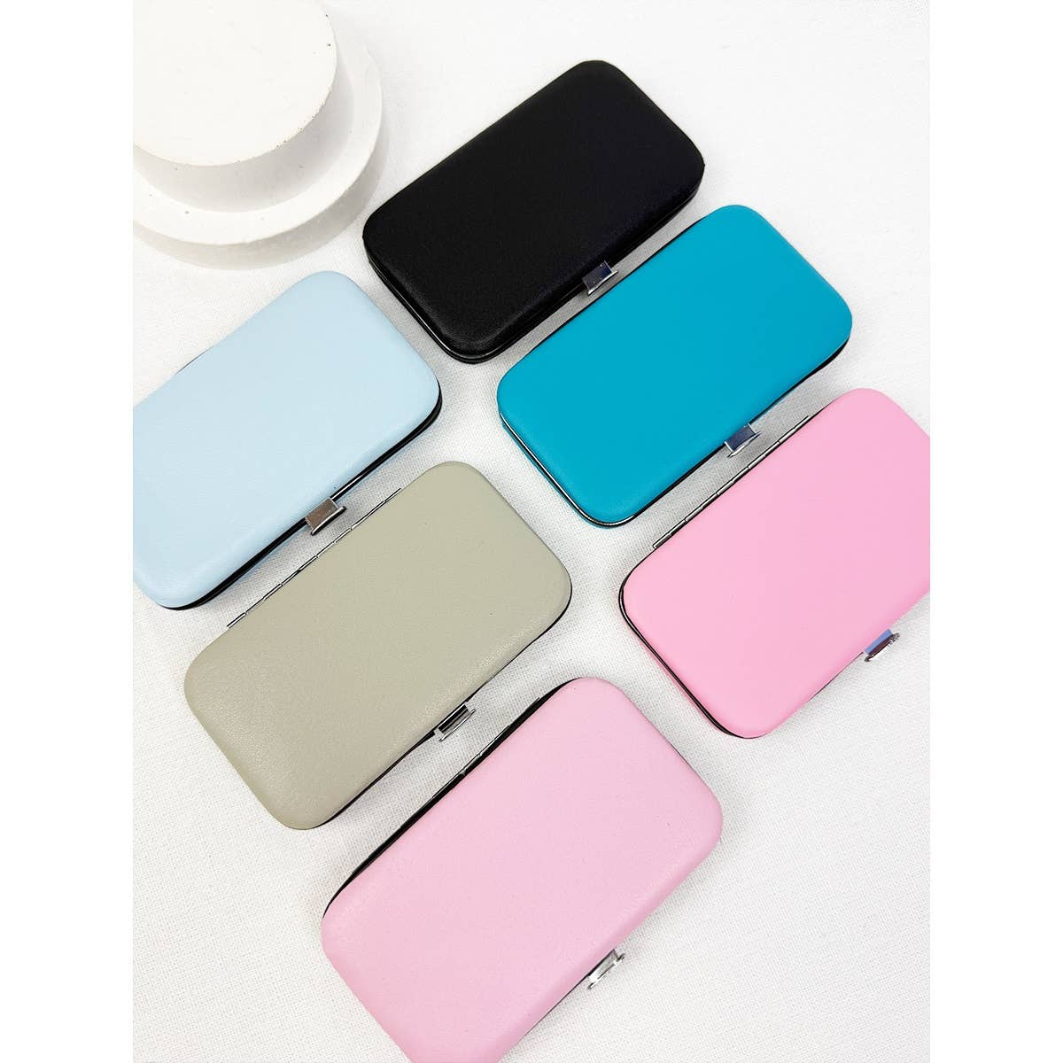 Personal Mani and Pedi Kit care tools with case: MIX COLOR / ONE(12)