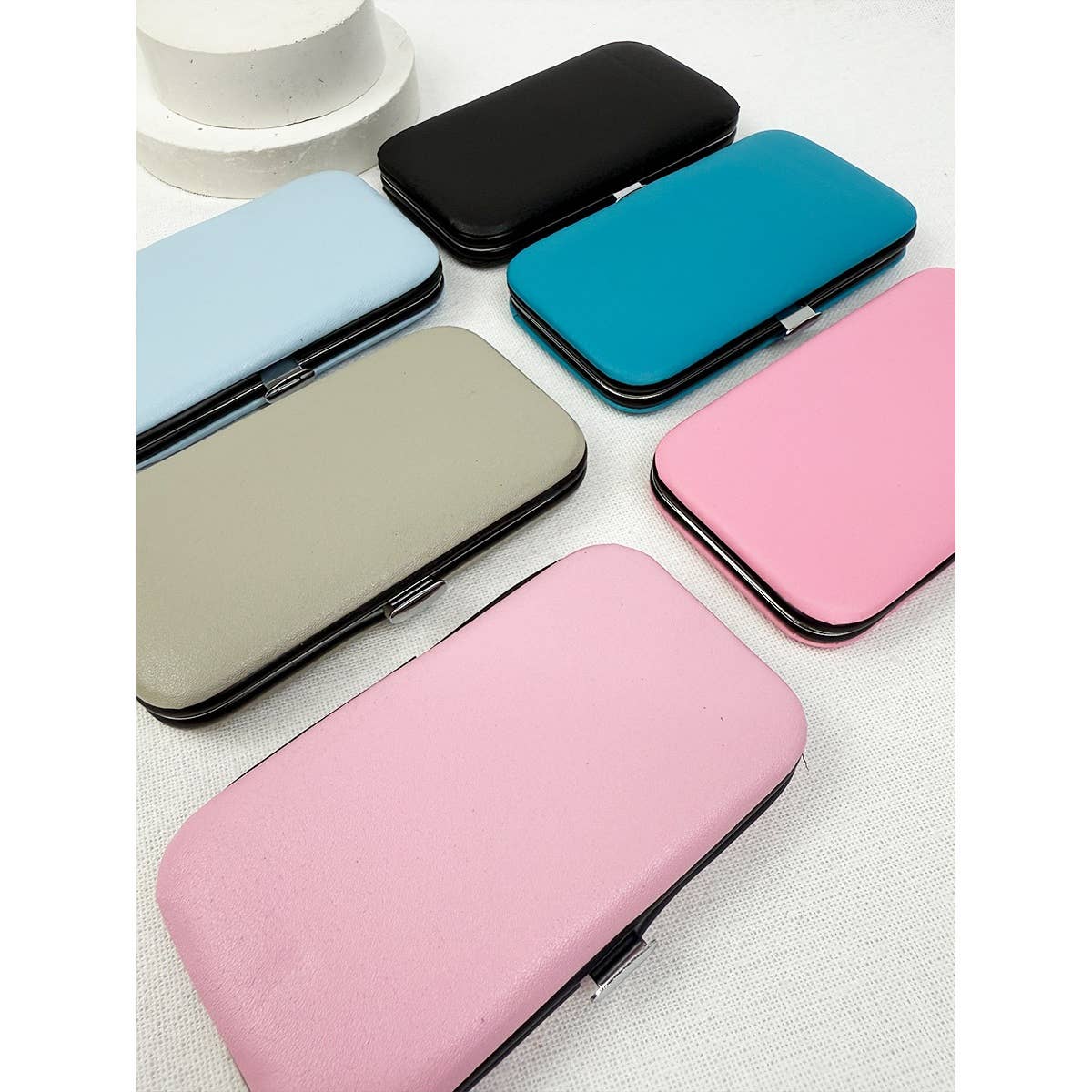 Personal Mani and Pedi Kit care tools with case: MIX COLOR / ONE(12)