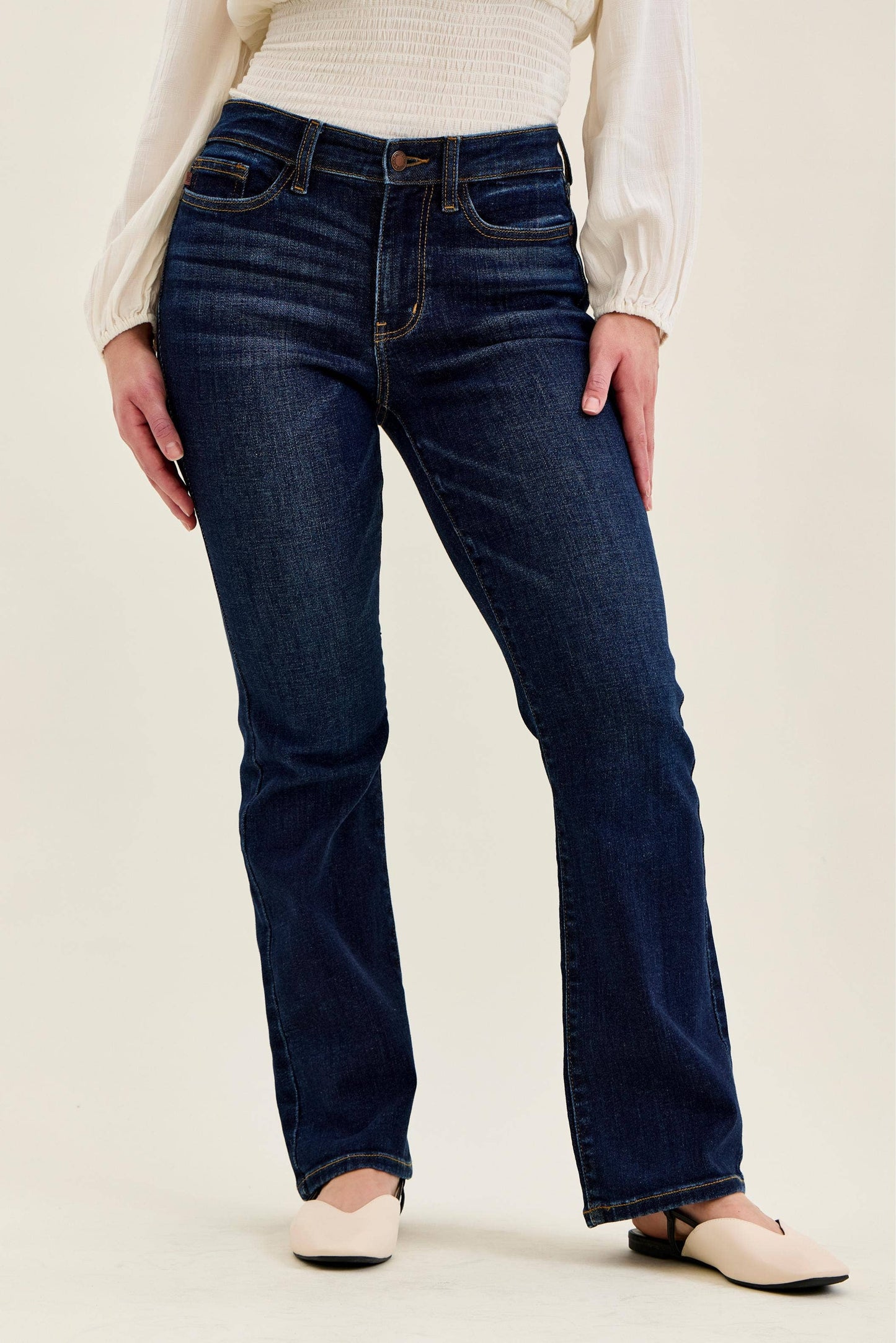 MR Petite Dark Wash Bootcut: DK