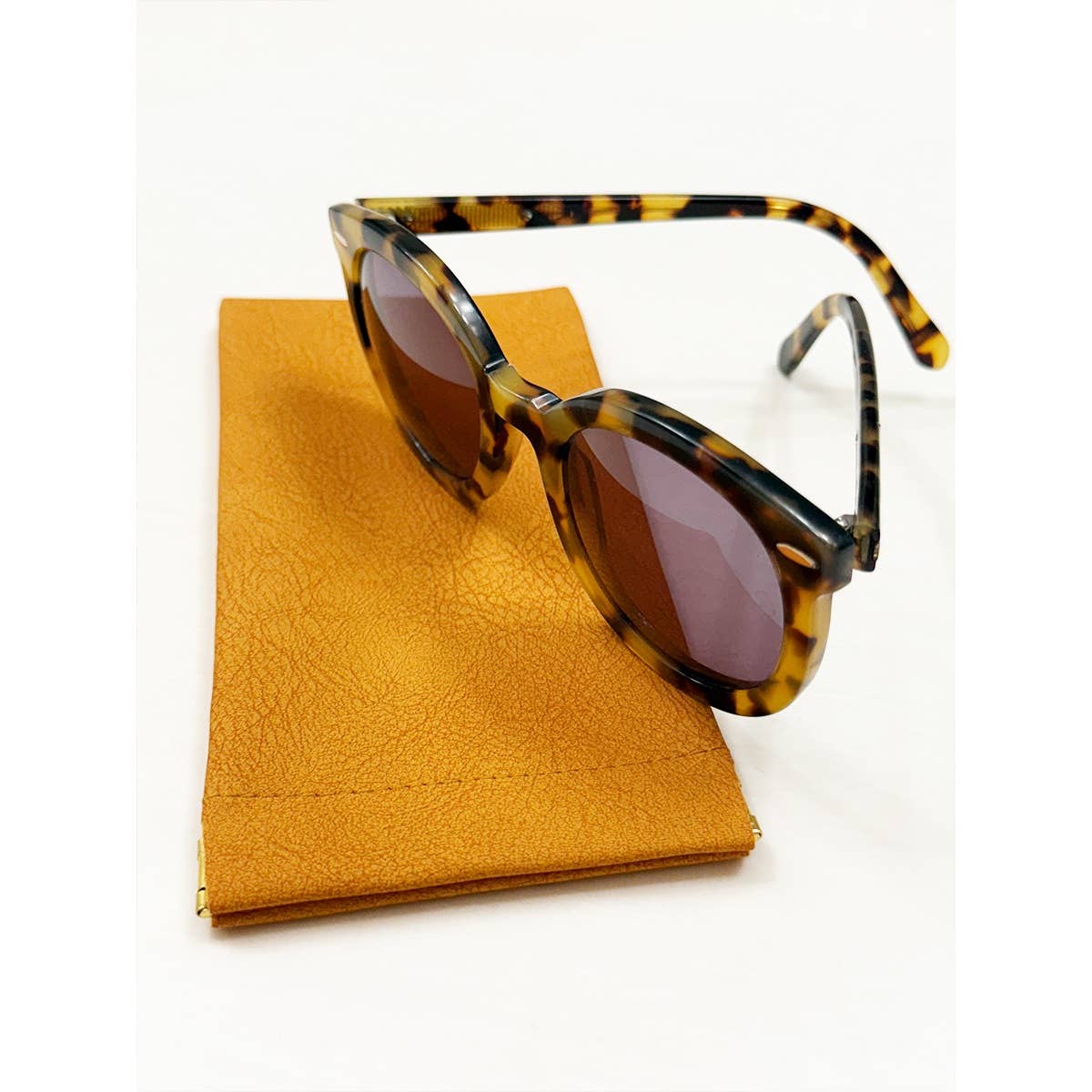 Soft PU Leather Eyewear Case: MIX COLOR / ONE(12)