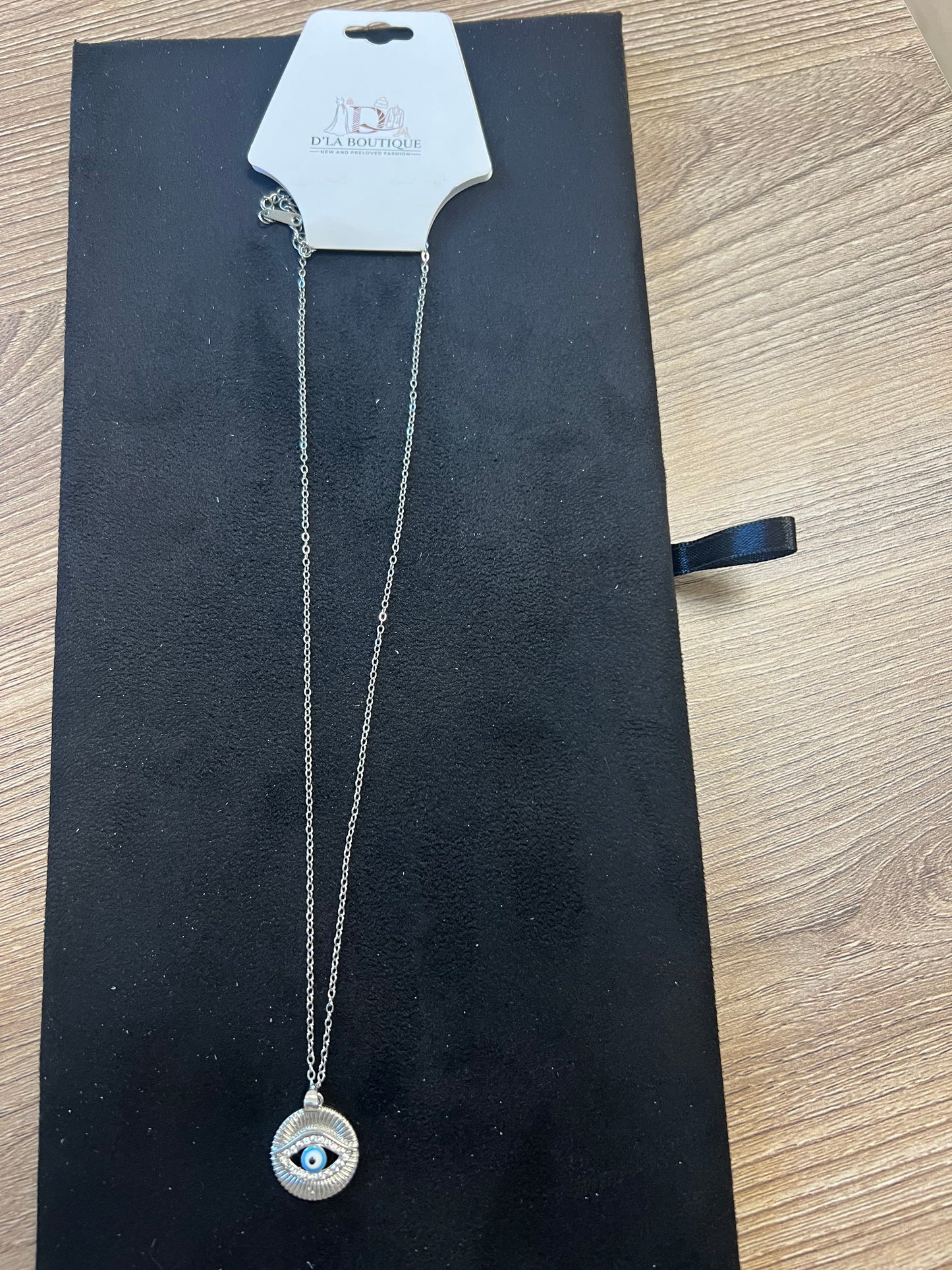 Stainless Steel Pendant Necklaces For Women 18K Gold Plated  Evil Eye