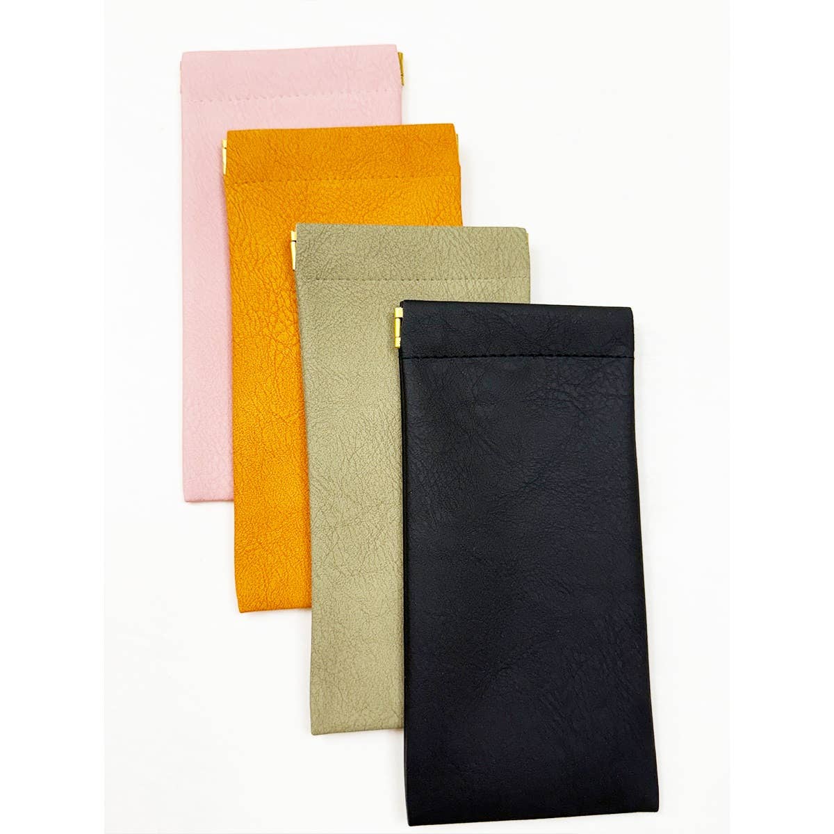 Soft PU Leather Eyewear Case: MIX COLOR / ONE(12)