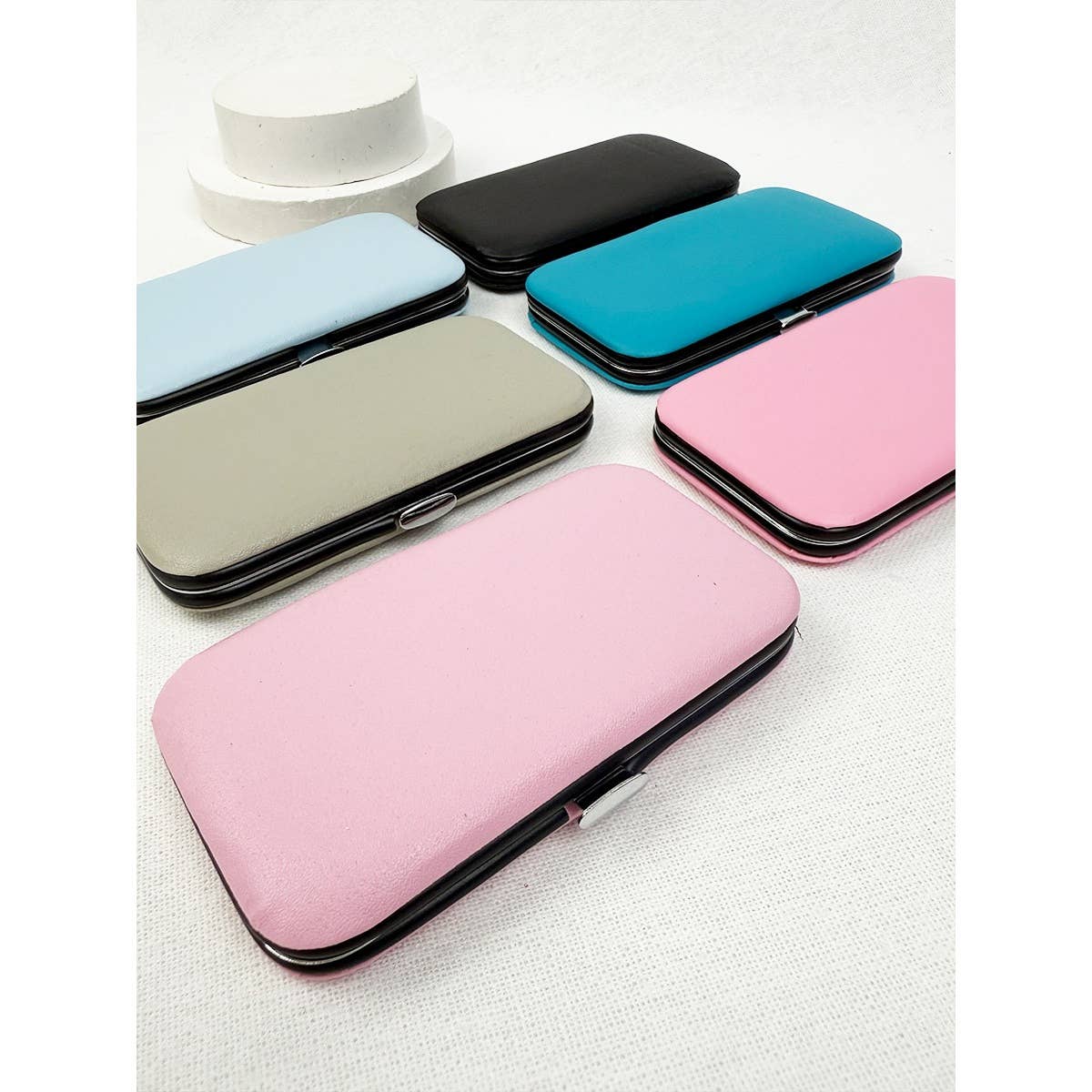 Personal Mani and Pedi Kit care tools with case: MIX COLOR / ONE(12)