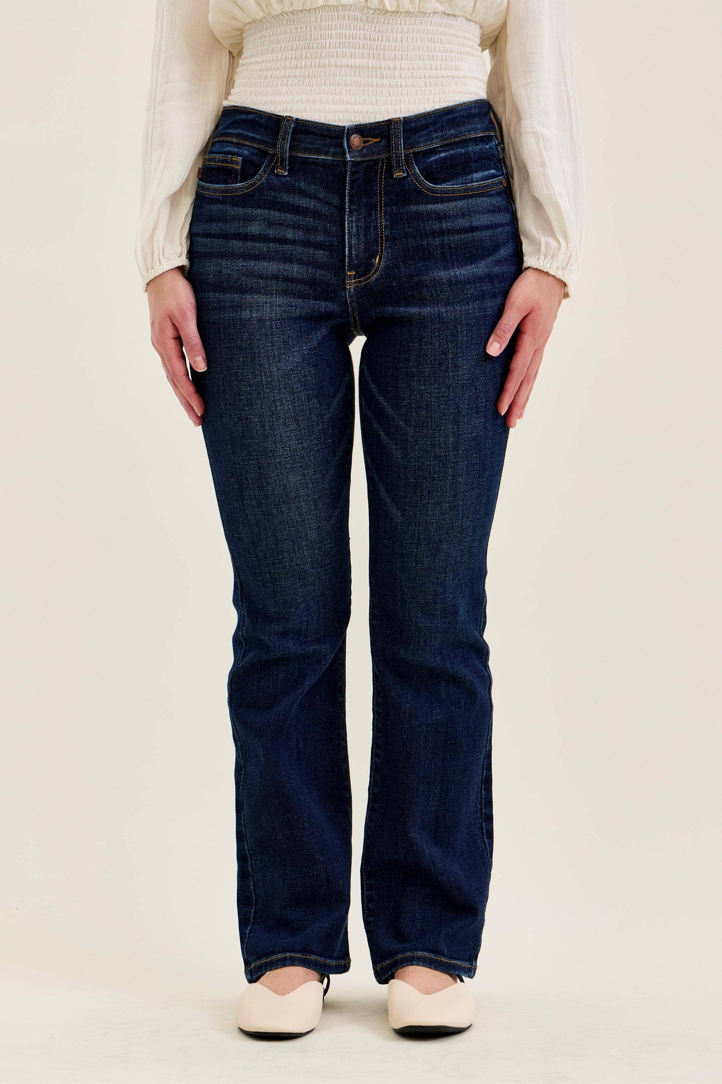 MR Petite Dark Wash Bootcut: DK