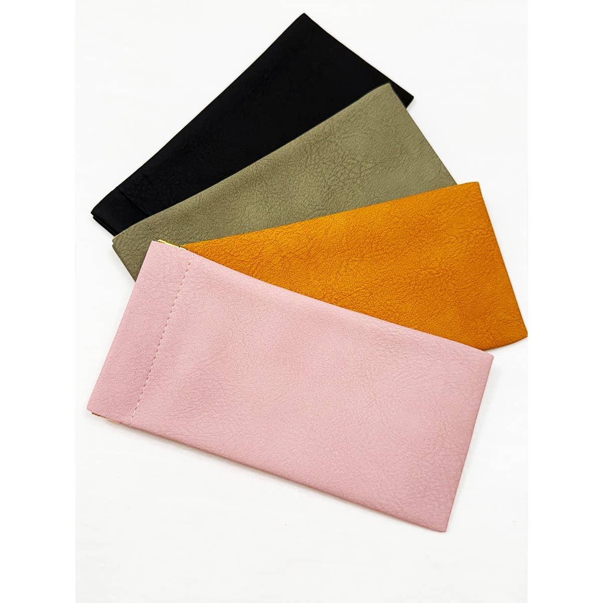 Soft PU Leather Eyewear Case: MIX COLOR / ONE(12)